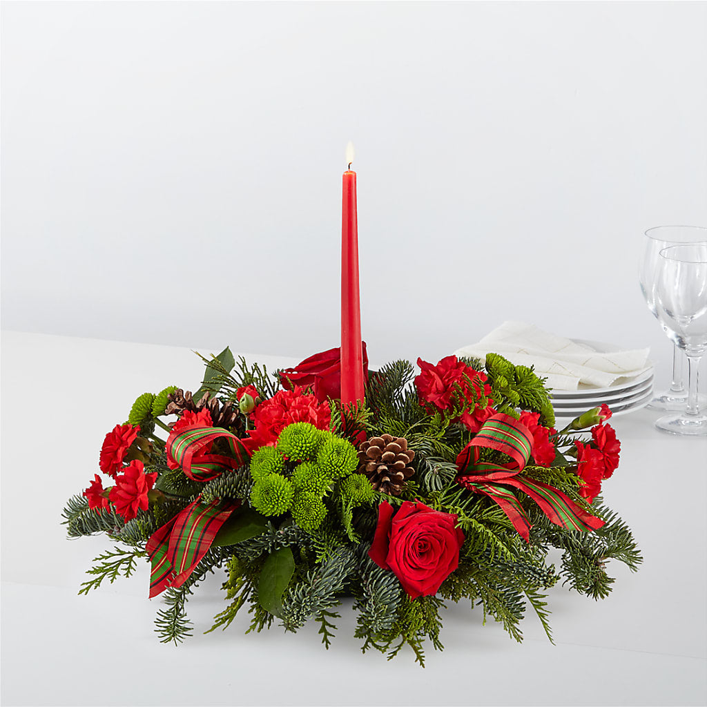 By the Candlelight Centerpiece – Lolas Blooms, Somerset NJ