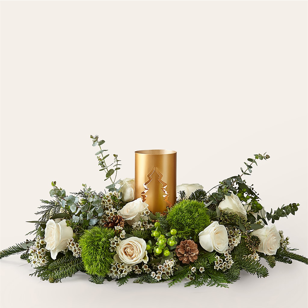 Chestnuts Roasting Centerpiece – Lolas Blooms, Somerset NJ