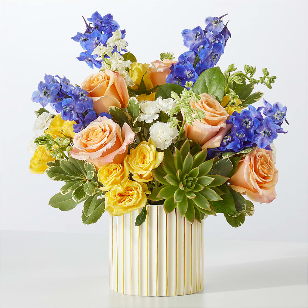 Cobalt Reverie Bouquet – Lolas Blooms, Somerset NJ