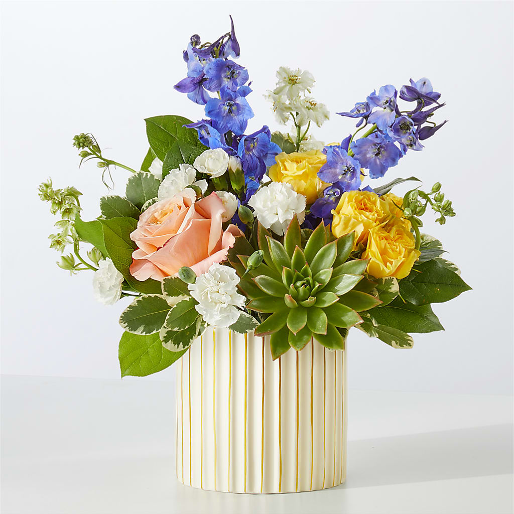 Cobalt Reverie Bouquet – Lolas Blooms, Somerset NJ
