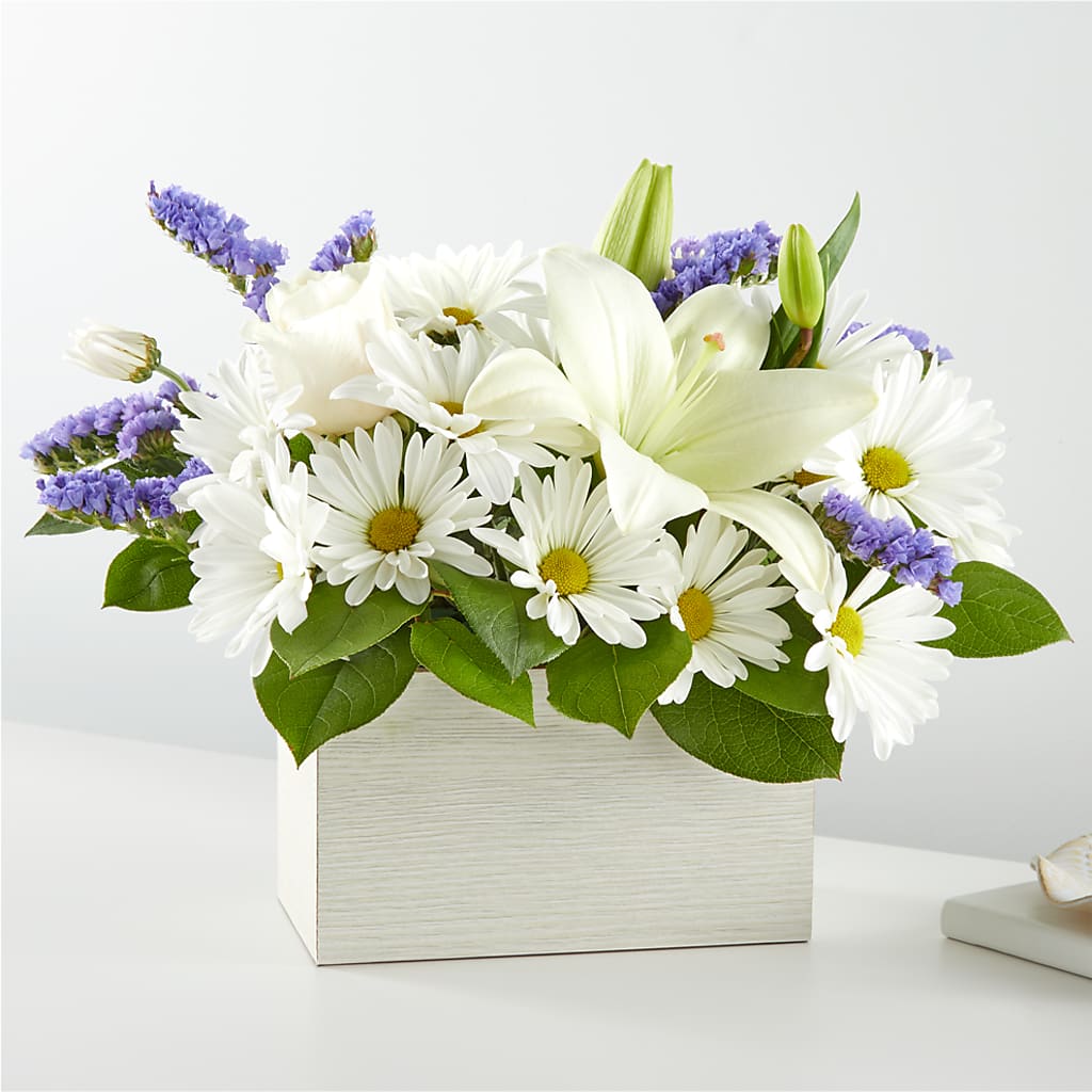 Beyond Blue Box Bouquet – Lolas Blooms, Somerset NJ