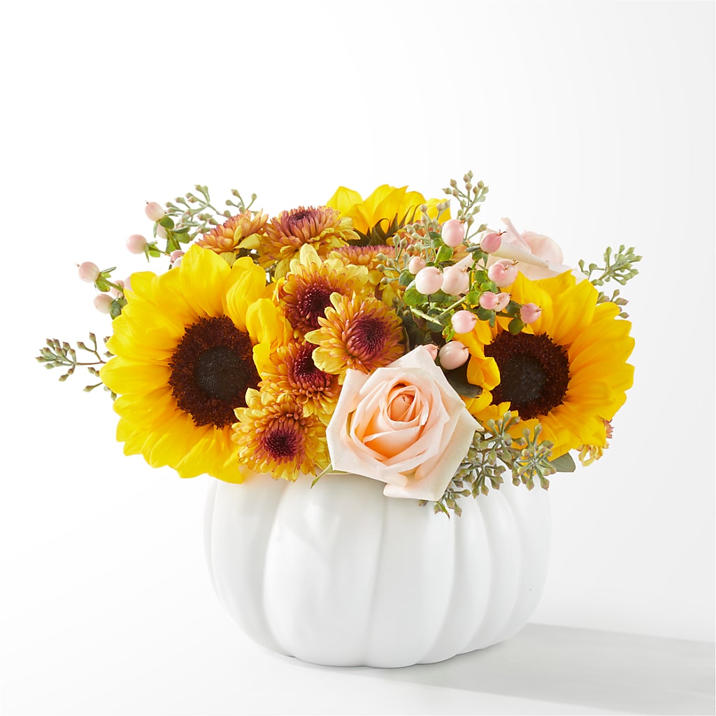Pumpkin to Talk About Bouquet – Lolas Blooms, Somerset NJ