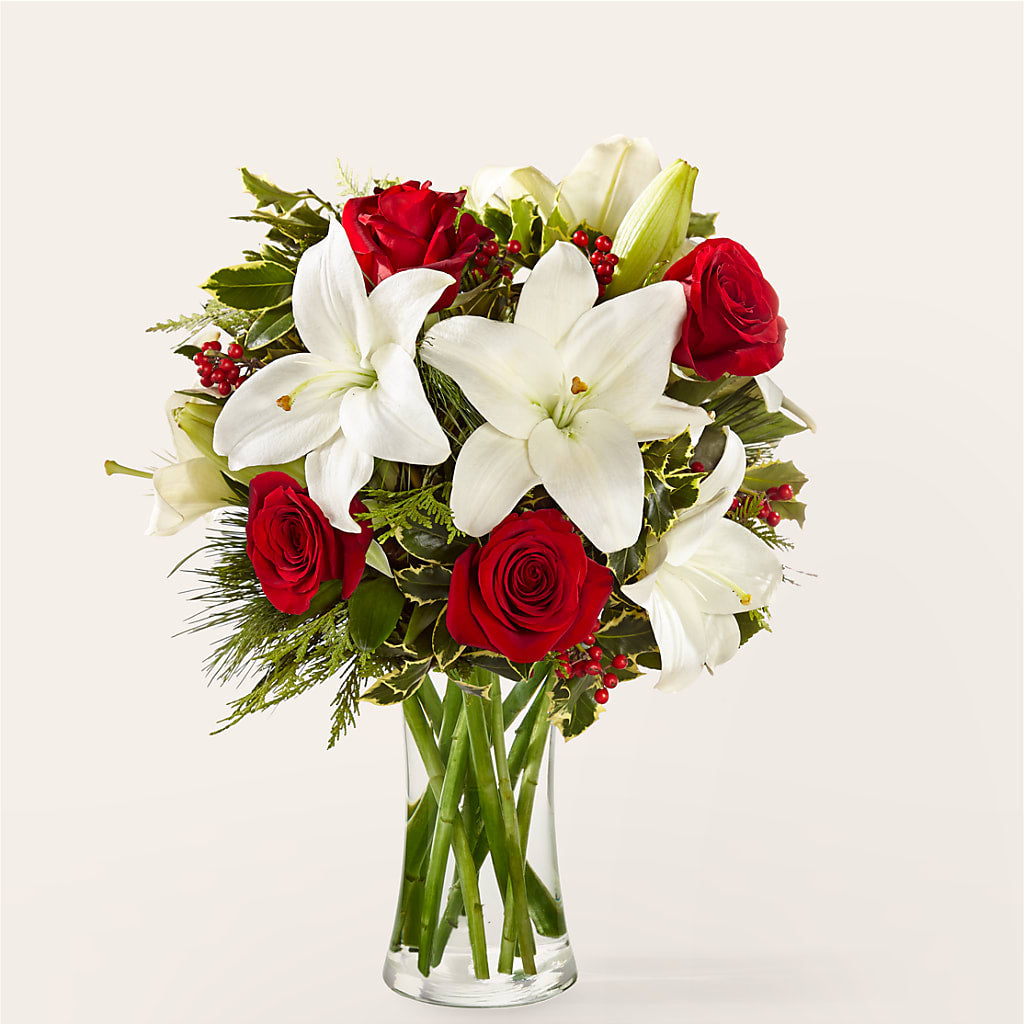 Sparkling Snowflakes Bouquet – Lolas Blooms, Somerset NJ