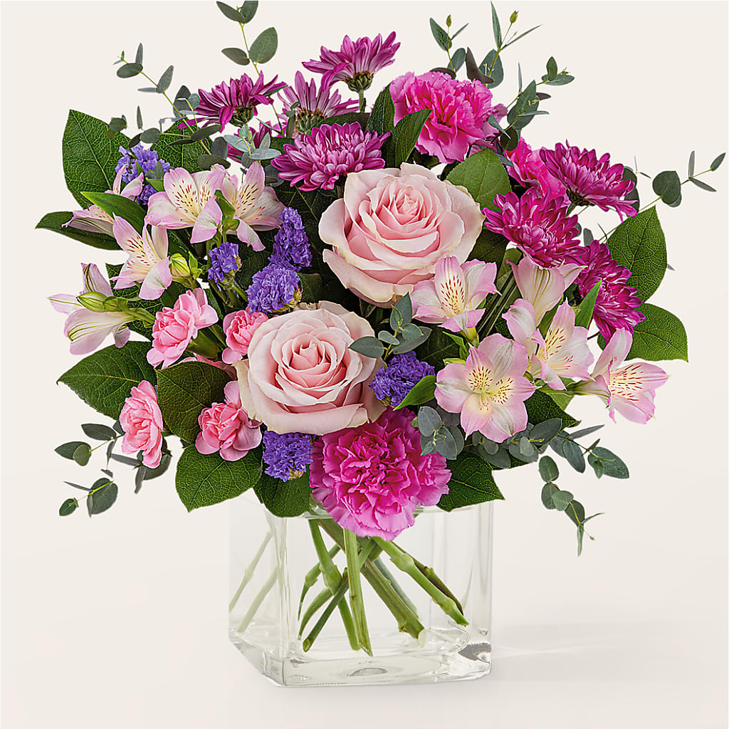 Rosy Radiance Bouquet – Lolas Blooms, Somerset NJ