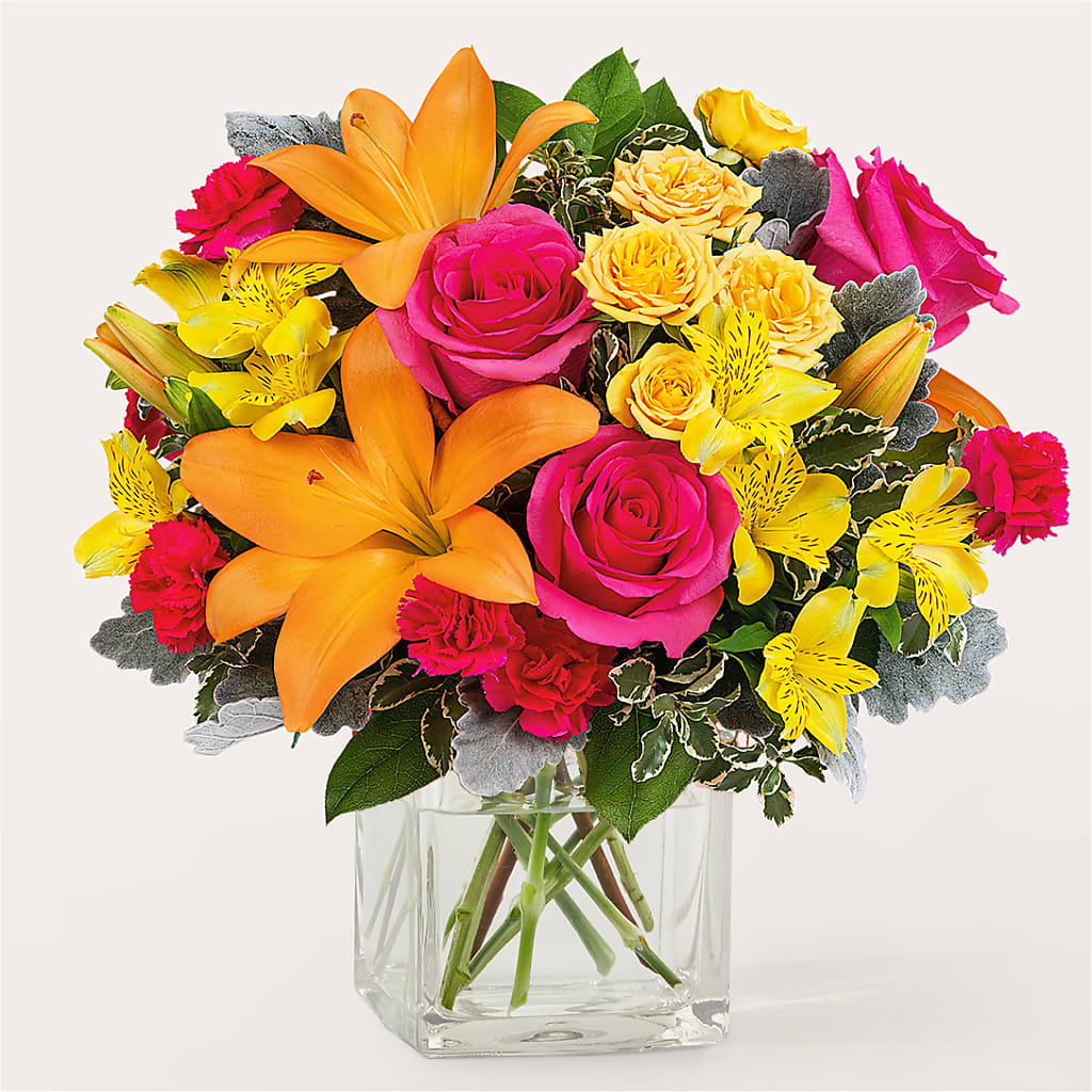 To the Tropics Bouquet – Lolas Blooms, Somerset NJ