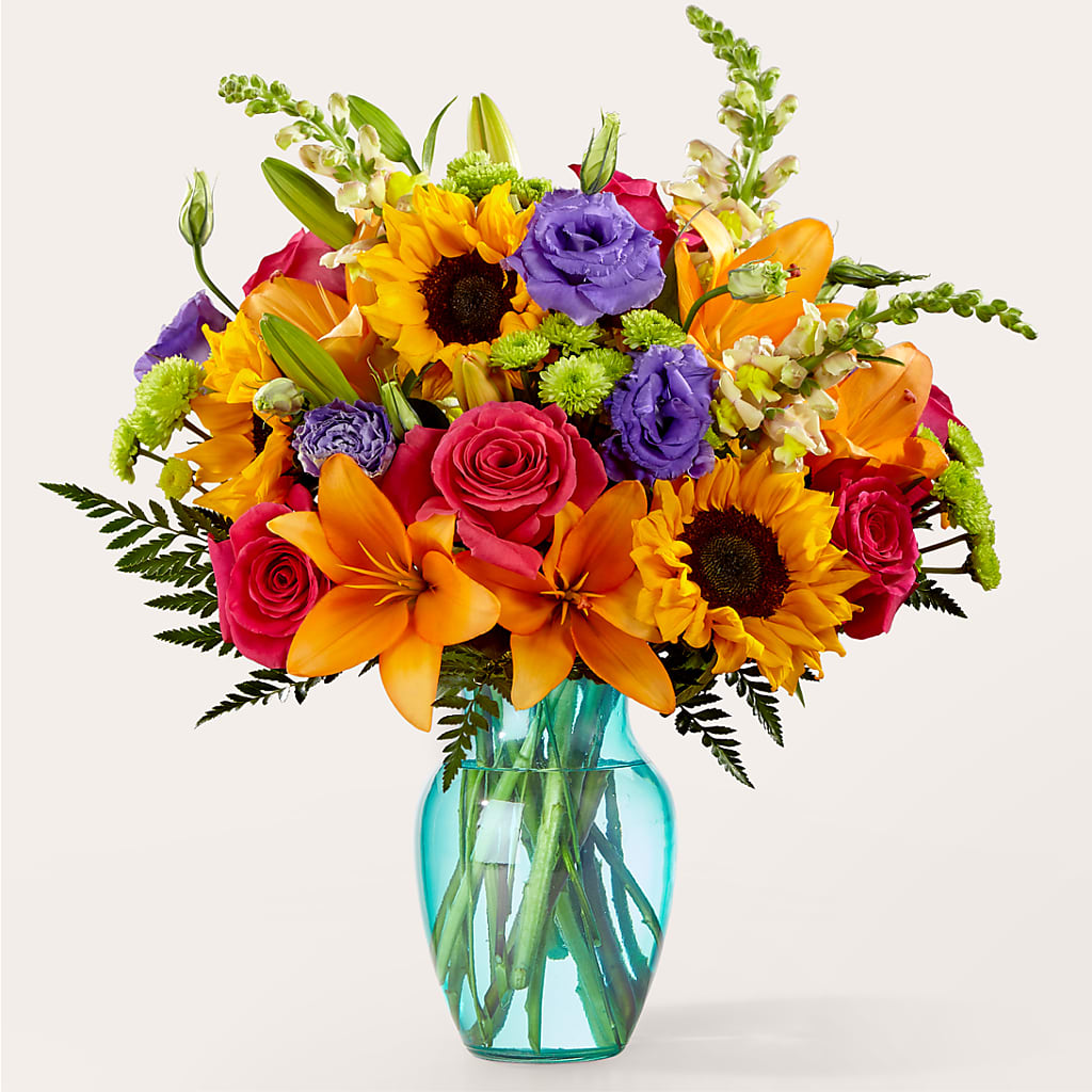Double Rainbow Bouquet – Lolas Blooms, Somerset NJ