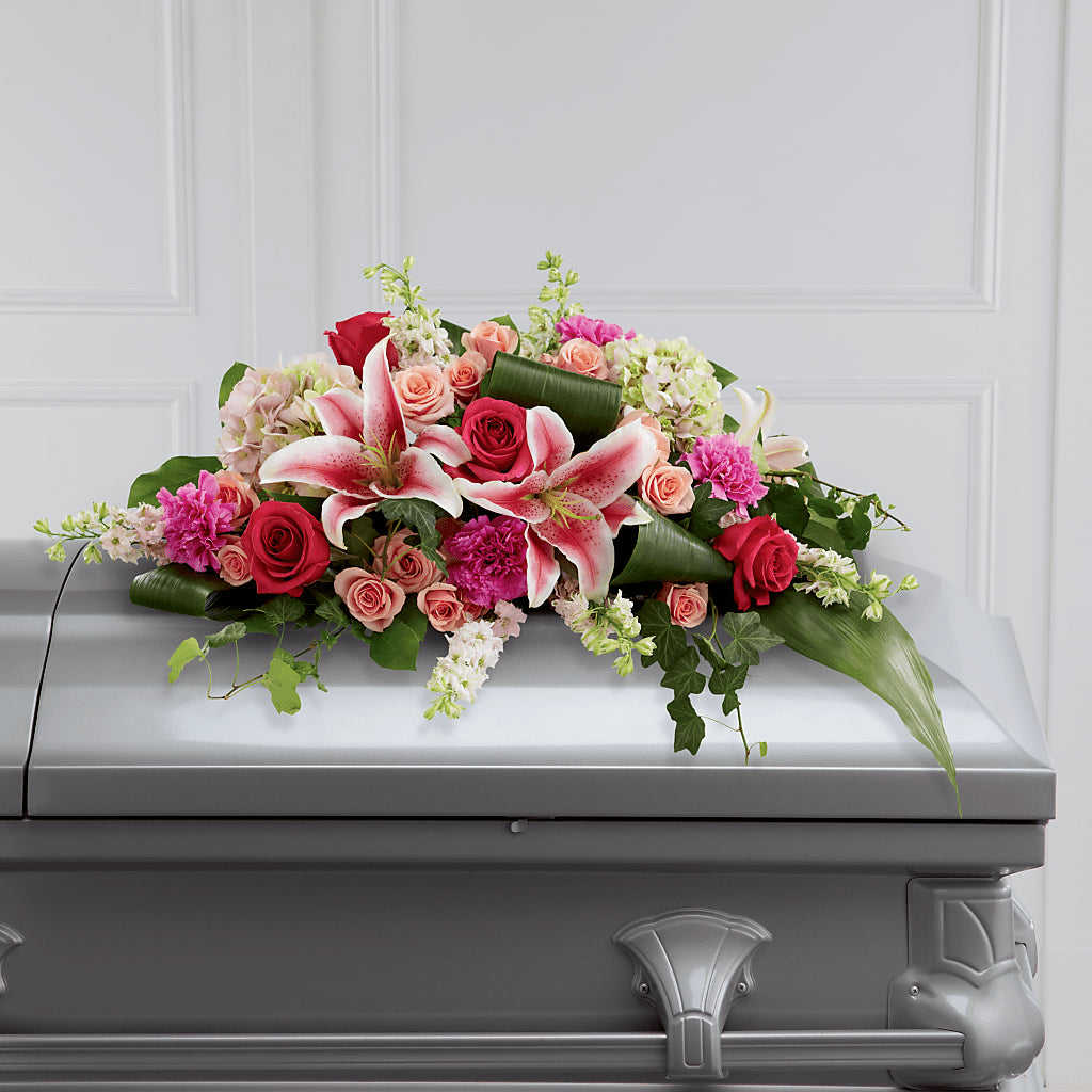 Splendid Grace Casket Spray – Lolas Blooms, Somerset NJ
