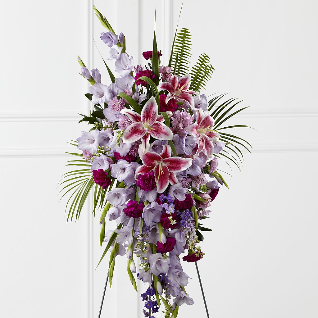 Tender Touch Standing Spray – Lolas Blooms, Somerset NJ
