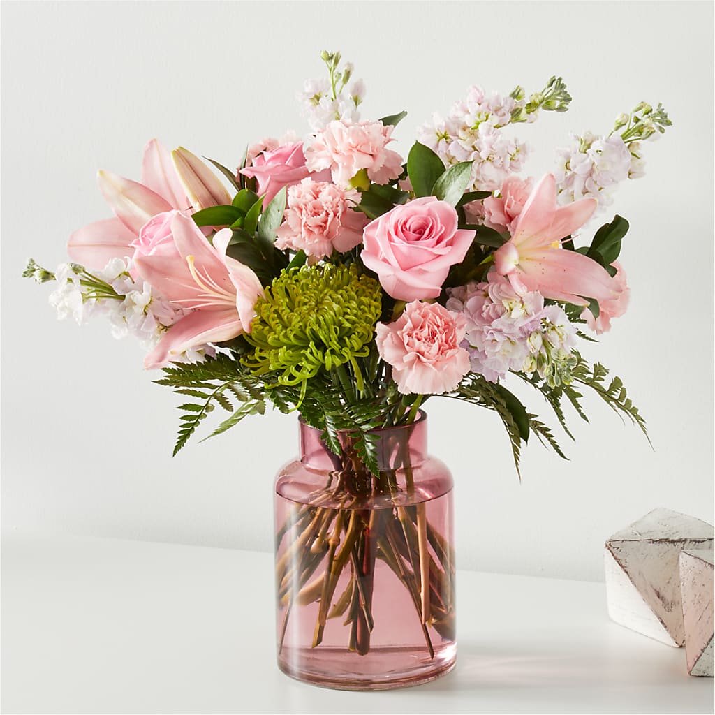 Pretty in Pink Bouquet – Lolas Blooms, Somerset NJ