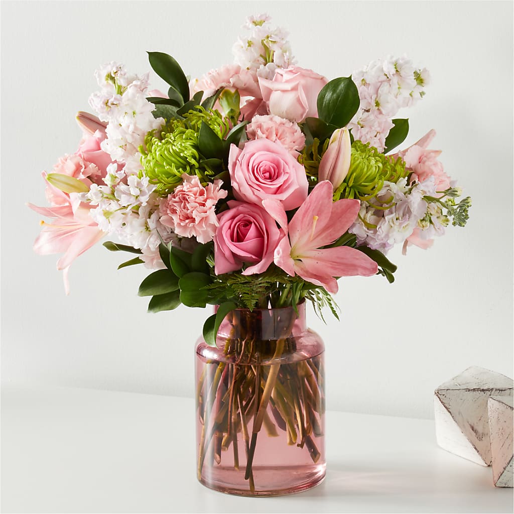 Pretty in Pink Bouquet – Lolas Blooms, Somerset NJ