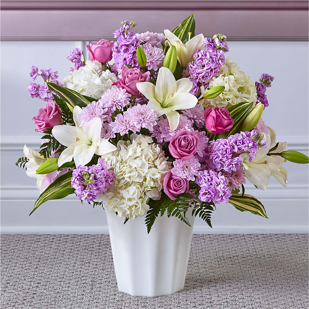 Heaven Sent Floor Basket – Lolas Blooms, Somerset NJ