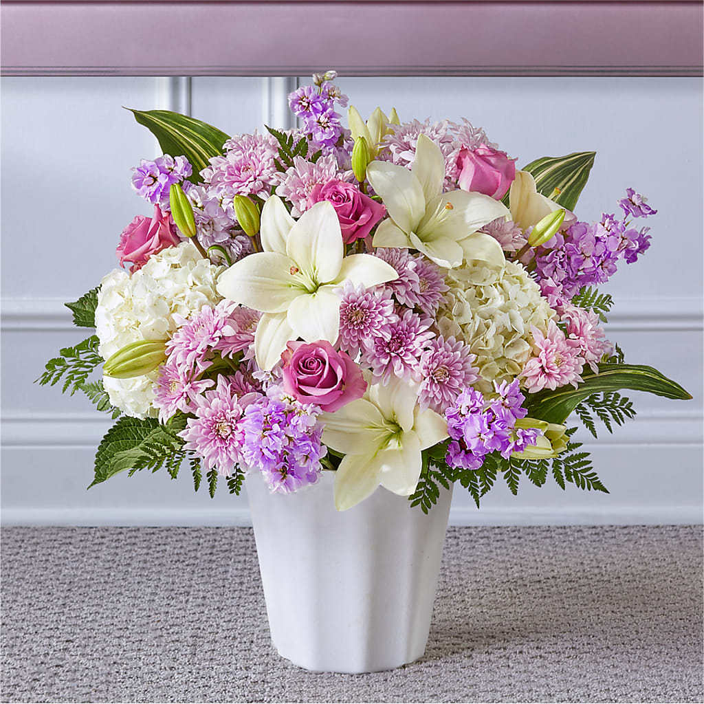 Heaven Sent Floor Basket – Lolas Blooms, Somerset NJ
