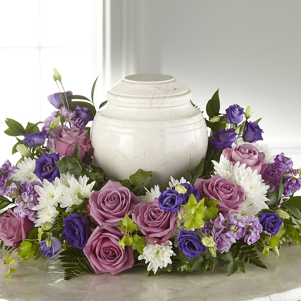 Blooming Sympathy Cremation Adornment – Lolas Blooms, Somerset NJ