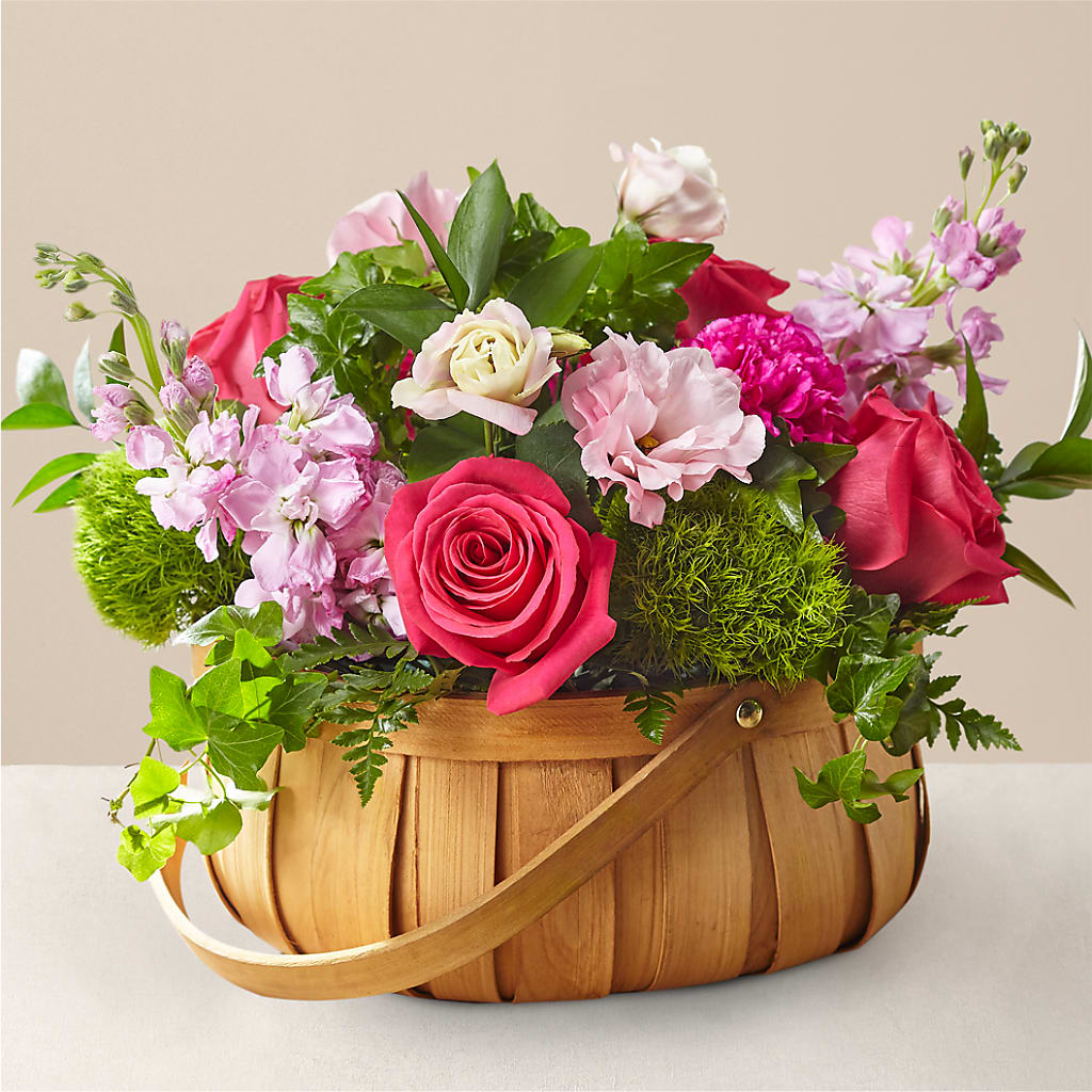 Radiance in Bloom Basket – Lolas Blooms, Somerset NJ