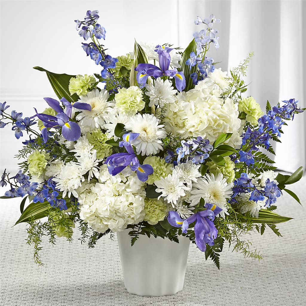 Soft Serenity Floor Basket – Lolas Blooms, Somerset NJ