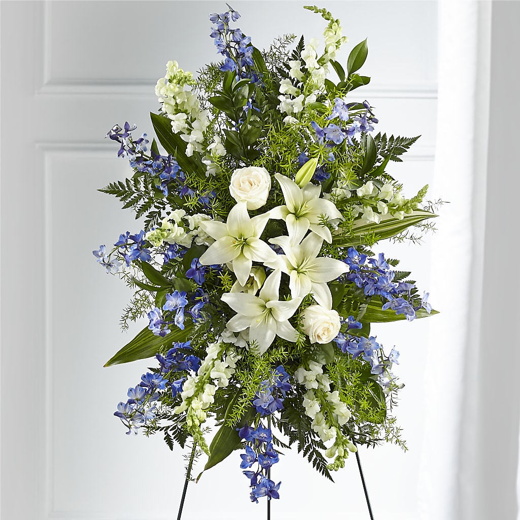 Faithful Friend Standing Spray – Lolas Blooms, Somerset NJ