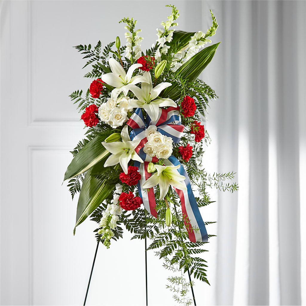 Stars of Life Standing Spray – Lolas Blooms, Somerset NJ