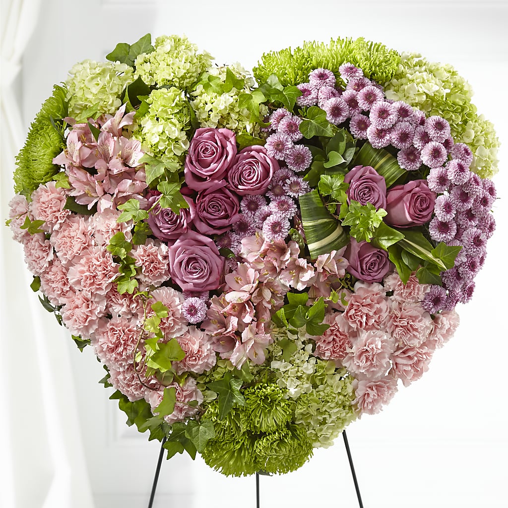 Heartwarming Standing Heart – Lolas Blooms, Somerset NJ