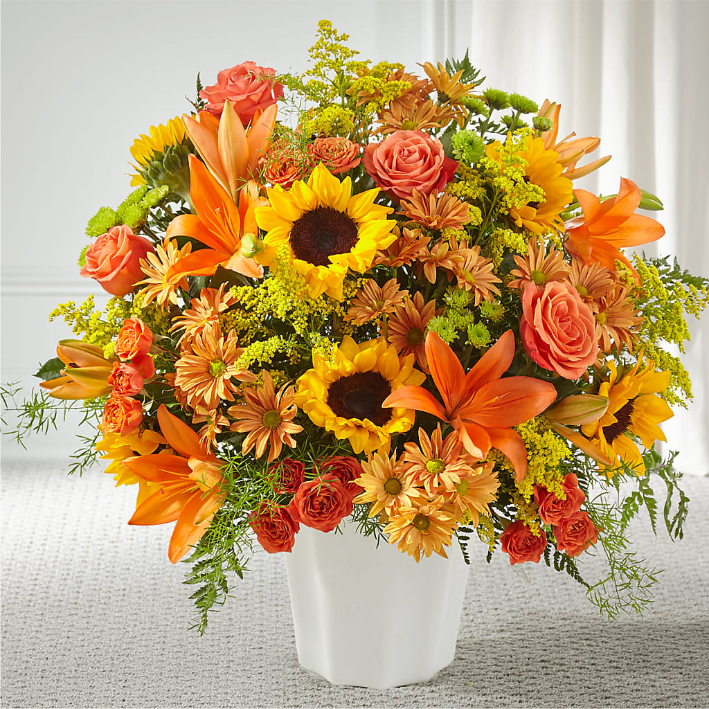Harvest Thoughts Floor Basket – Lolas Blooms, Somerset NJ