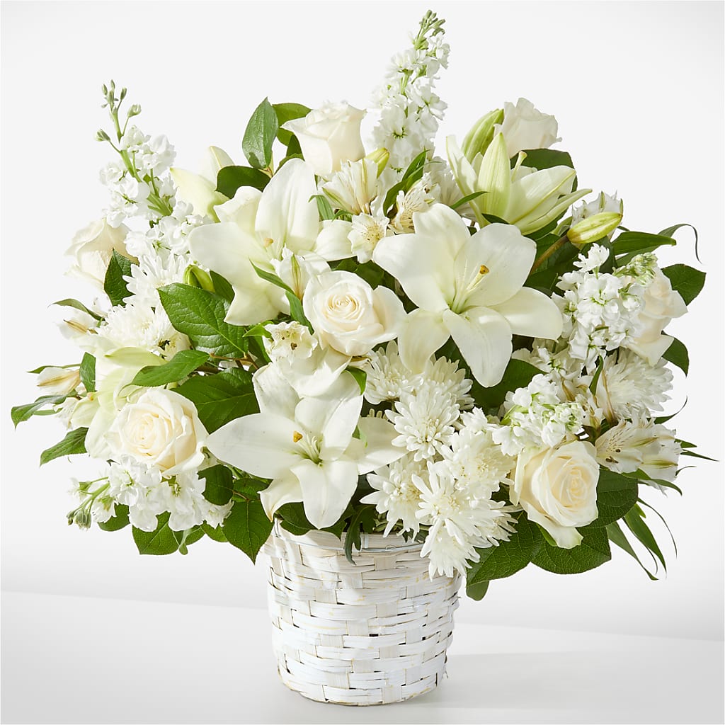 Peaceful Reflections Arrangement – Lolas Blooms, Somerset NJ
