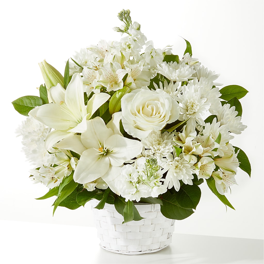 Peaceful Reflections Arrangement – Lolas Blooms, Somerset NJ