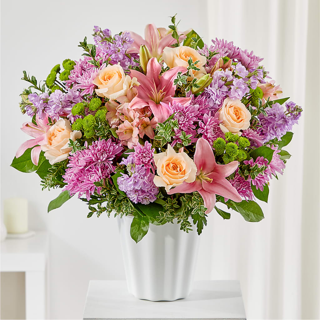 Supportive Embrace Tabletop Basket – Lolas Blooms, Somerset NJ