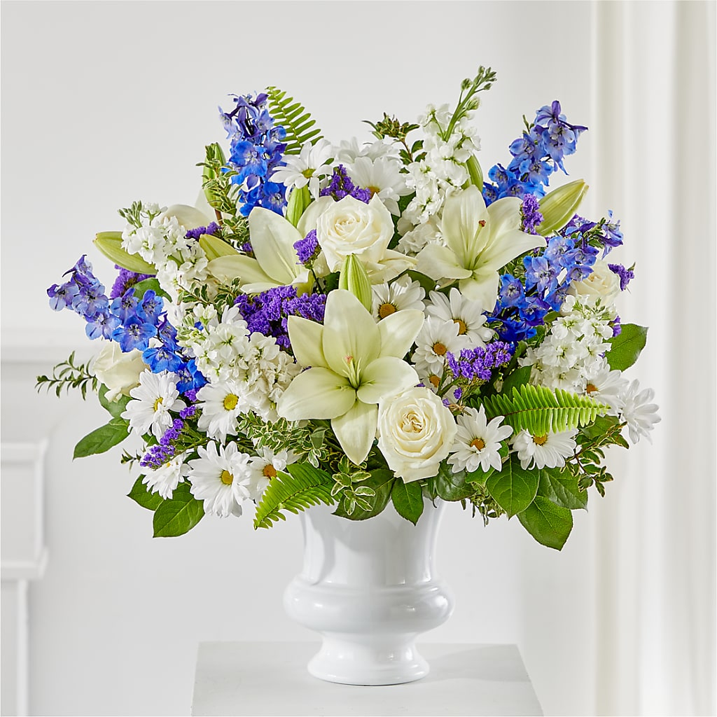 Expressions of Hope Urn Arrangement – Lolas Blooms, Somerset NJ