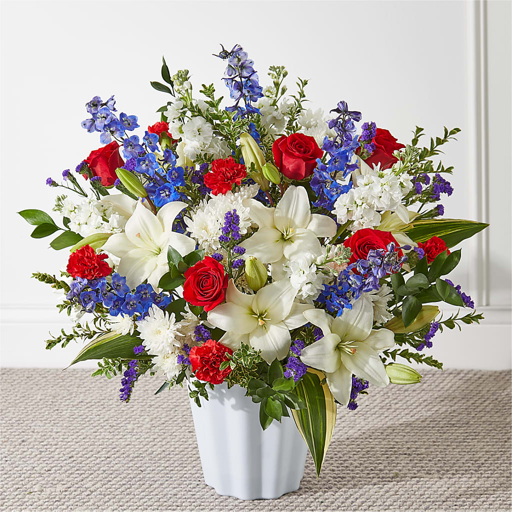 Consoled Floor Basket – Lolas Blooms, Somerset NJ