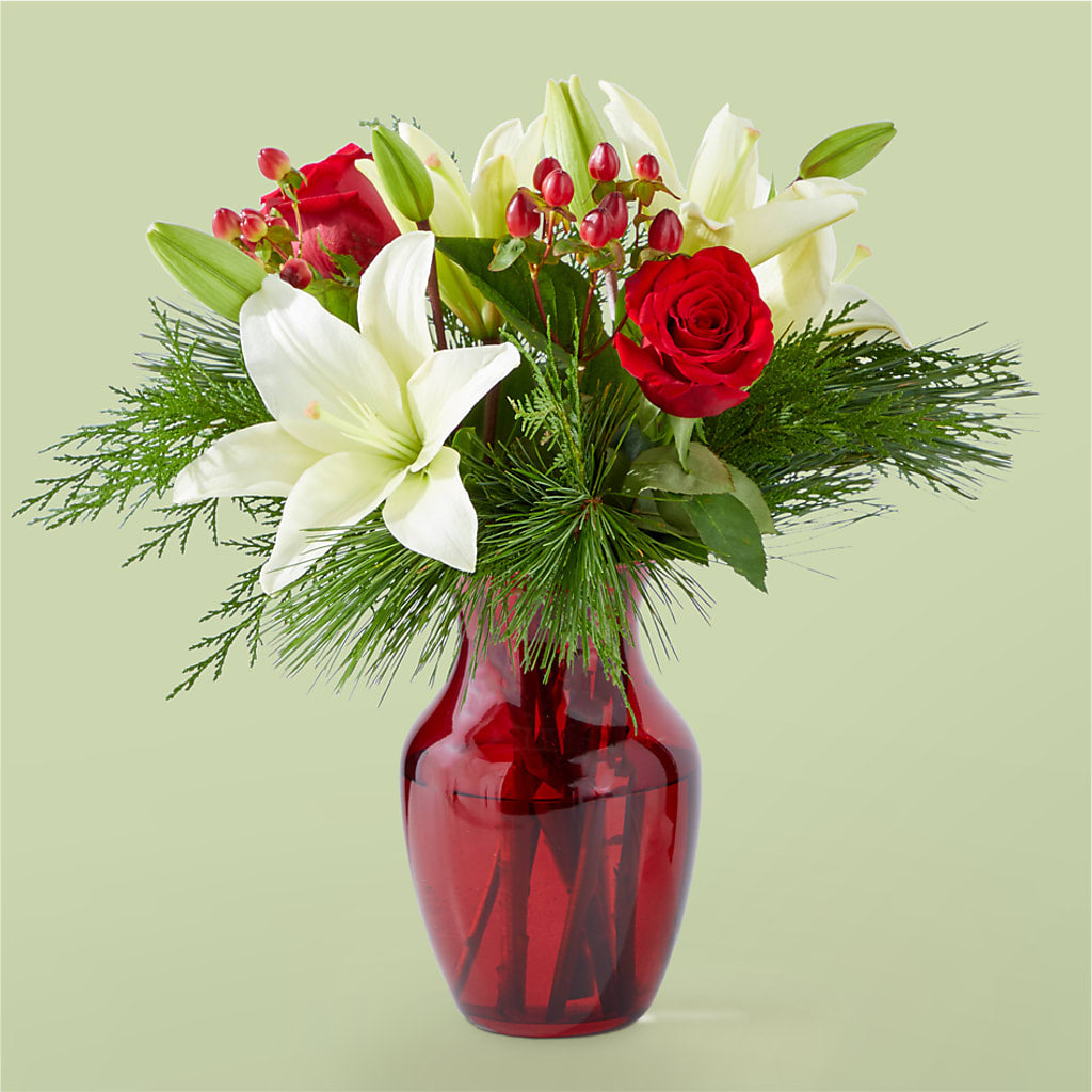 Evergreen Delight Bouquet – Lolas Blooms, Somerset NJ