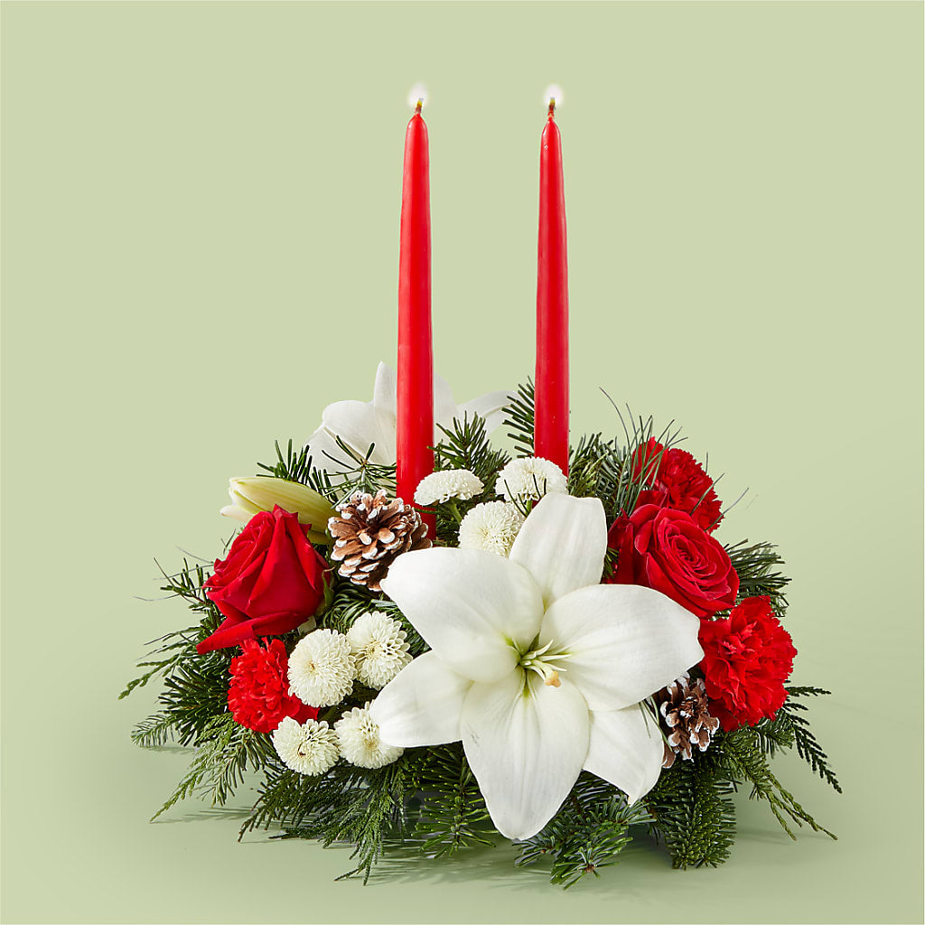 Seasonal Festivities Centerpiece – Lolas Blooms, Somerset NJ
