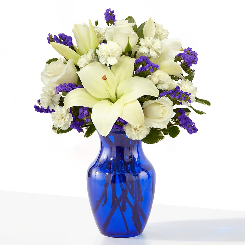 Sapphire Rush Bouquet – Lolas Blooms, Somerset NJ