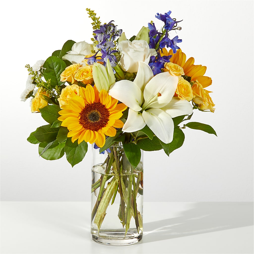 Wonderfully Sunny Bouquet – Lolas Blooms, Somerset NJ