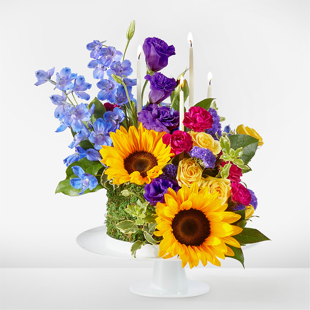 Star of the Day Floral Cake – Lolas Blooms, Somerset NJ