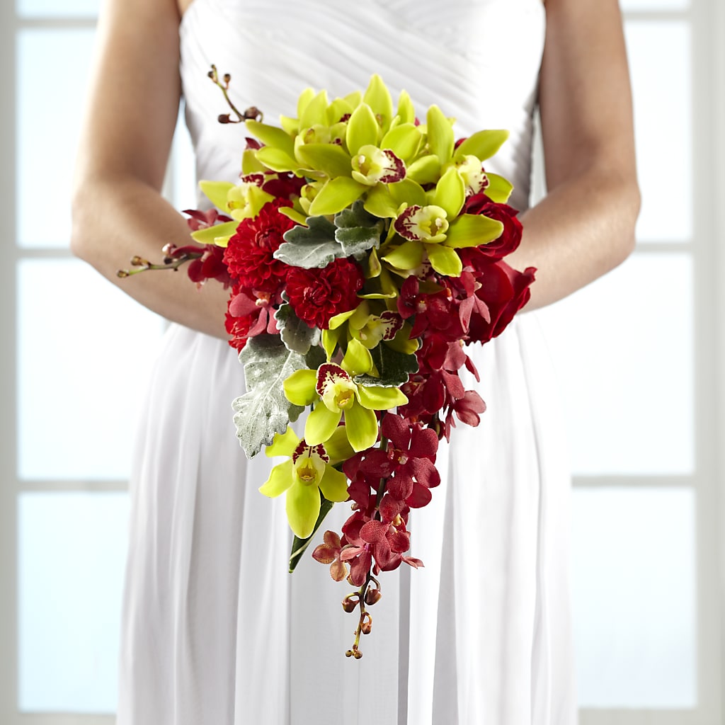 Elegant Orchid Bouquet – Lolas Blooms, Somerset NJ