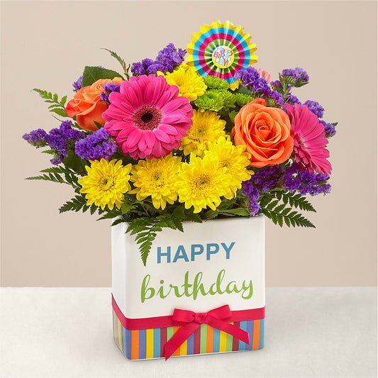 Birthday Brights Bouquet –  Lolas Blooms, Somerset NJ