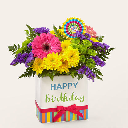 Birthday Brights Bouquet –  Lolas Blooms, Somerset NJ