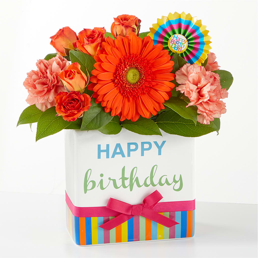 Birthday Surprise Bouquet –  Lolas Blooms, Somerset NJ
