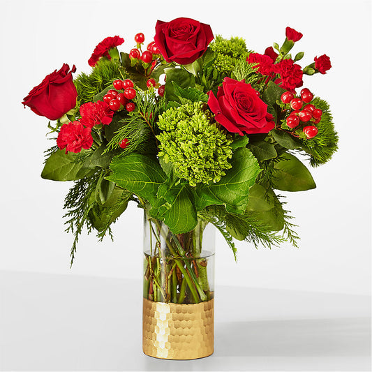 Plaid Throw Bouquet –  Lolas Blooms, Somerset NJ