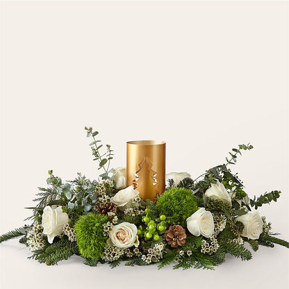 Chestnuts Roasting Centerpiece –  Lolas Blooms, Somerset NJ