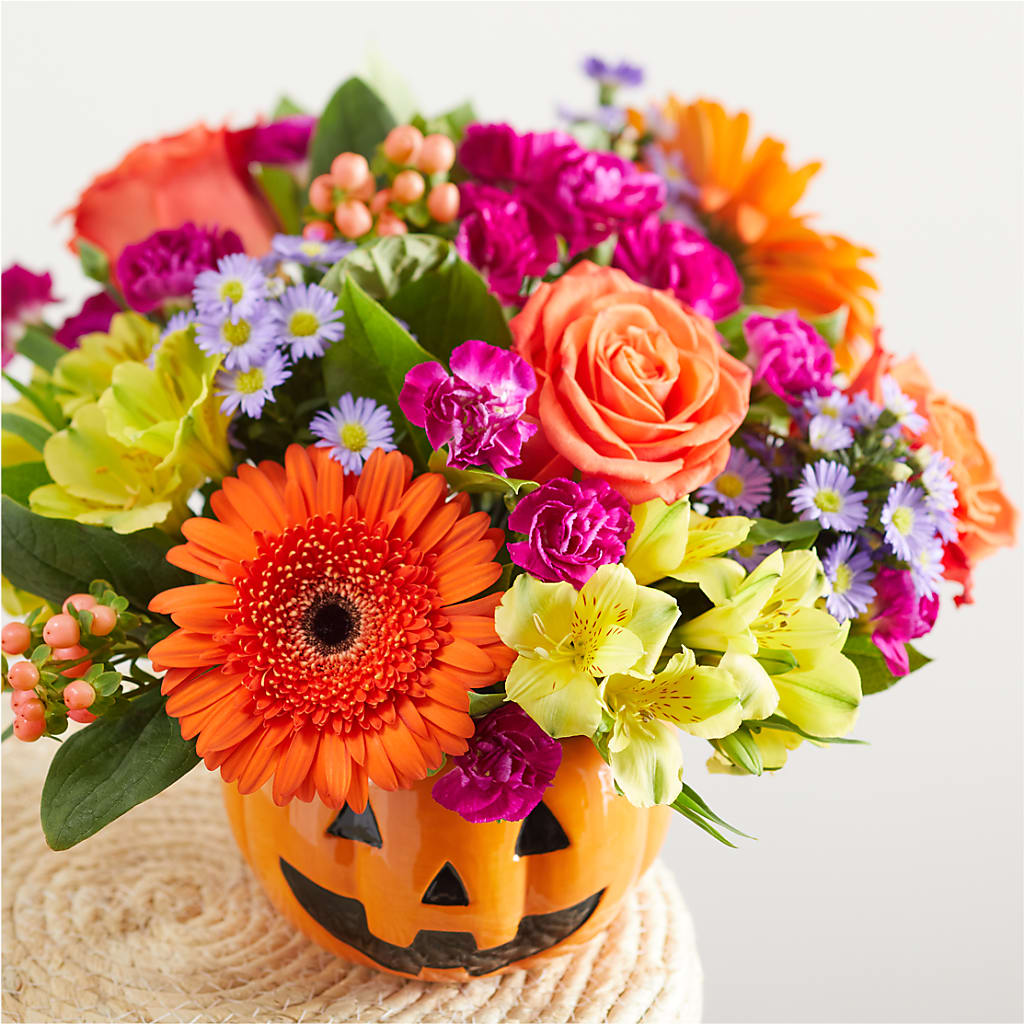 Tricks & Treats Pumpkin –  Lolas Blooms, Somerset NJ