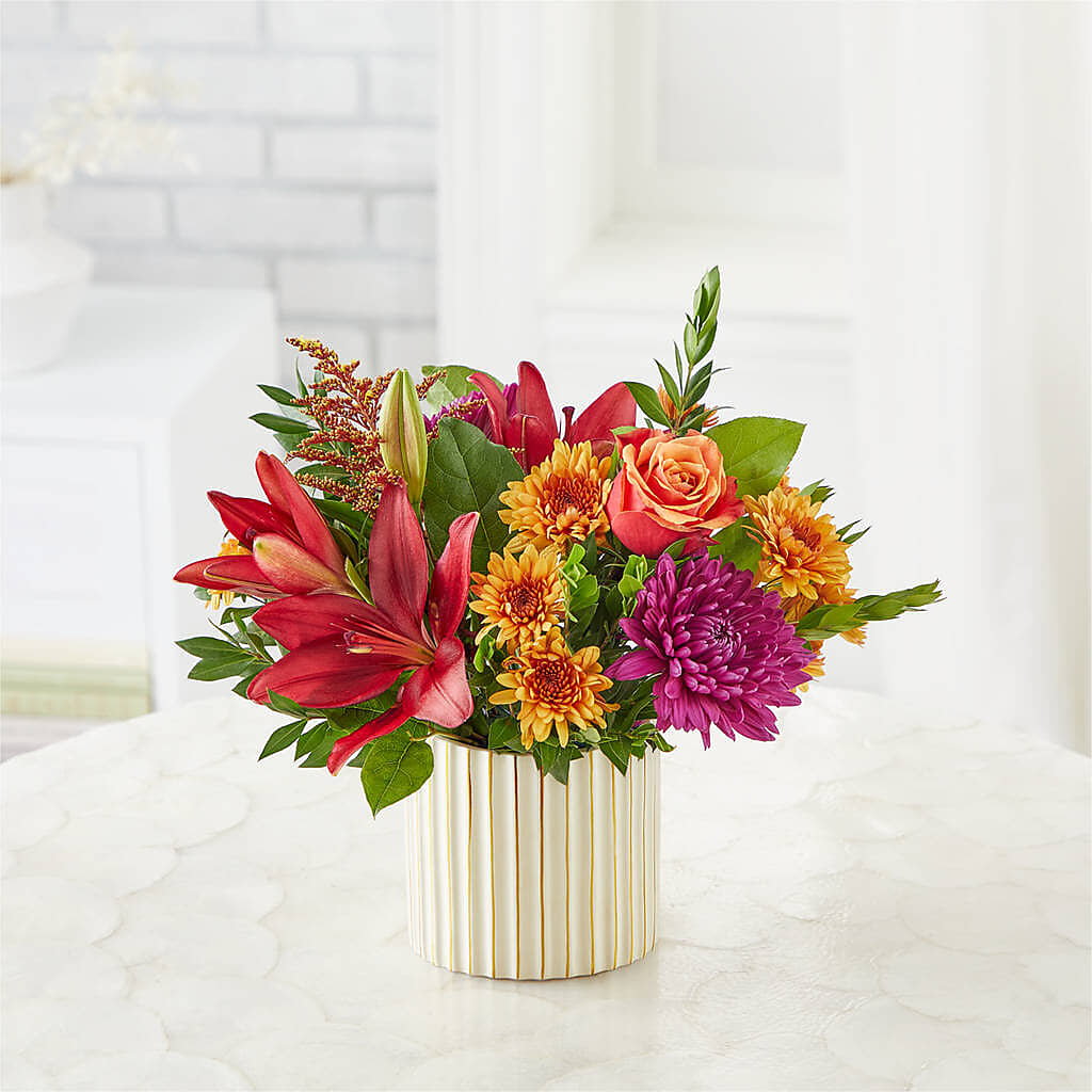 Burgundy Landscape Bouquet –  Lolas Blooms, Somerset NJ