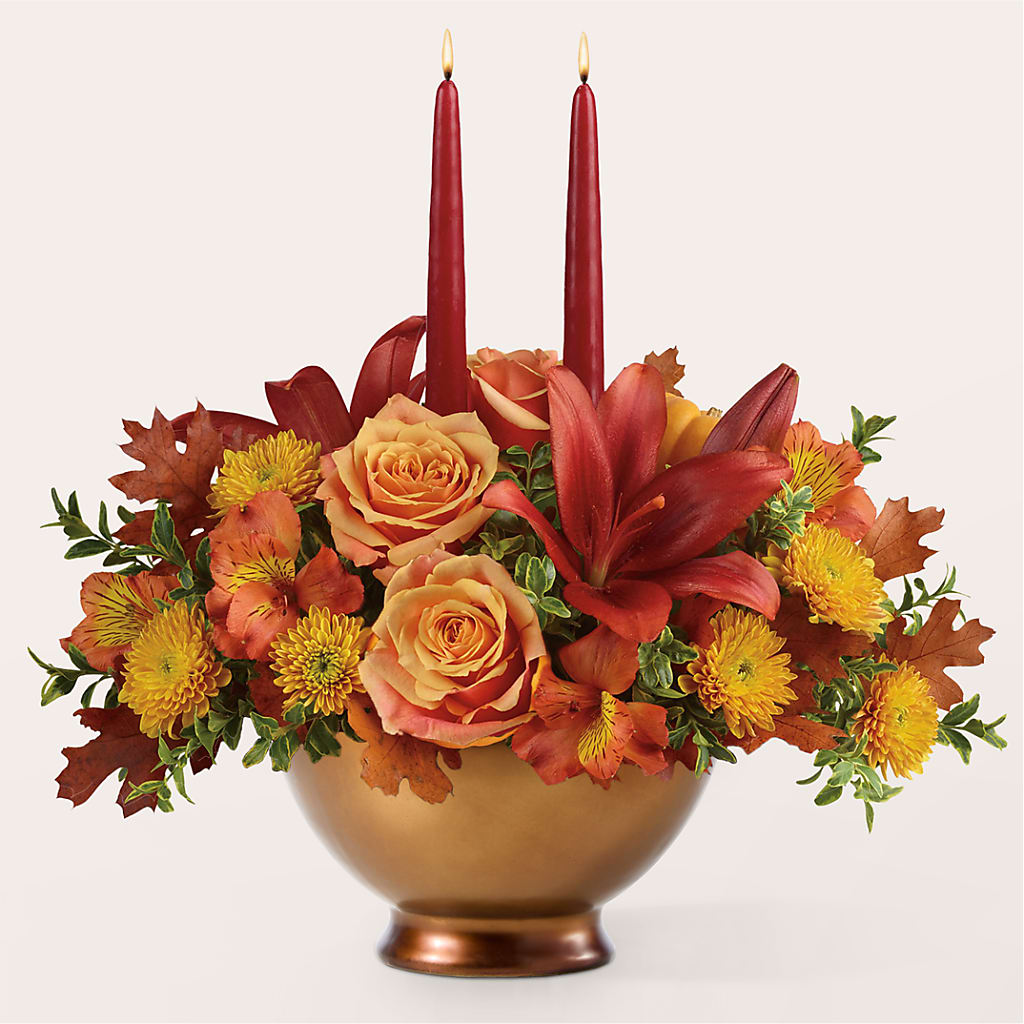 Harvest Table Centerpiece –  Lolas Blooms, Somerset NJ