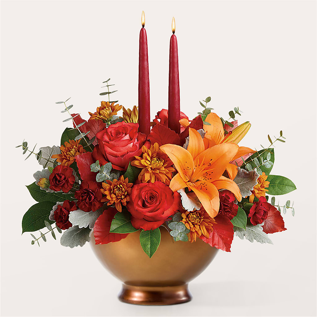 Fruits of Fall Centerpiece –  Lolas Blooms, Somerset NJ