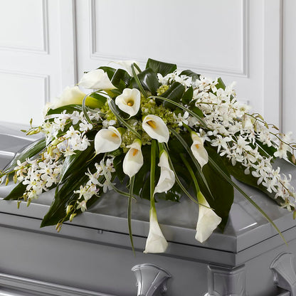 Angel Wings Casket Spray –  Lolas Blooms, Somerset NJ