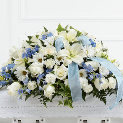Tender Treasure Casket Spray –  Lolas Blooms, Somerset NJ