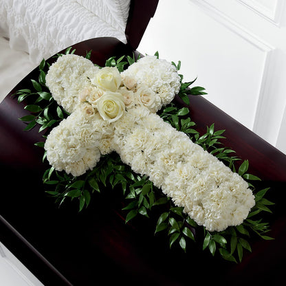 Peaceful Memories Casket Spray (Standard) –  Lolas Blooms, Somerset NJ