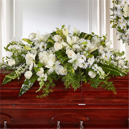 Abundance Casket Spray –  Lolas Blooms, Somerset NJ