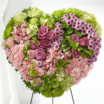 Heartwarming Standing Heart –  Lolas Blooms, Somerset NJ