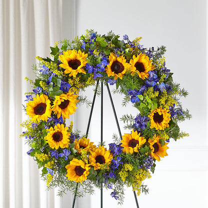 Bright Rays Wreath –  Lolas Blooms, Somerset NJ