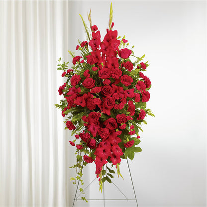 From the Heart Standing Spray –  Lolas Blooms, Somerset NJ